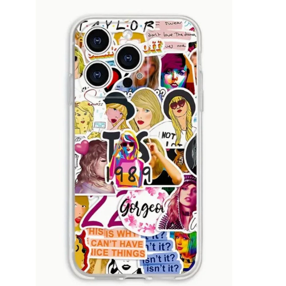 TAYLOR SWIFT Eras Phone Case Transparent Swifties NEW